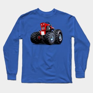 Cartoon Tractor Long Sleeve T-Shirt